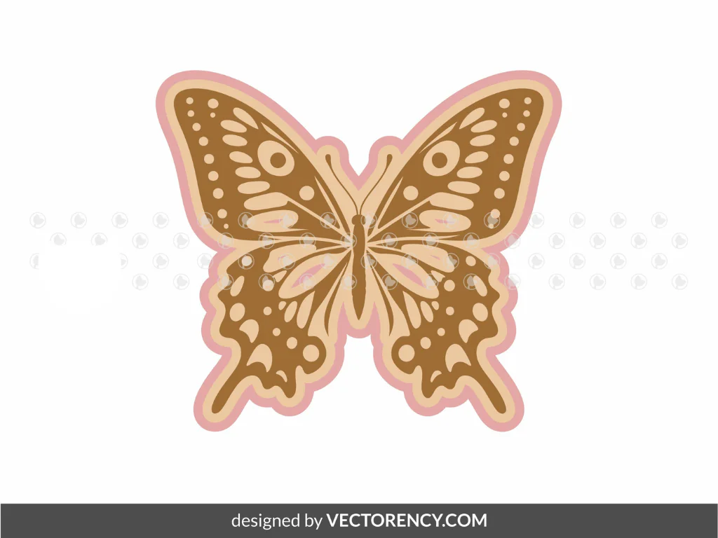 Butterfly SVG Layered for Card Making DIY