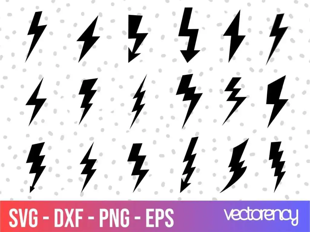 Thunderbolt Flash SVG Bundle