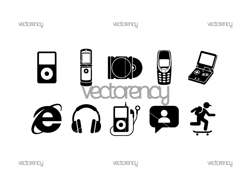 2000s Clipart SVG