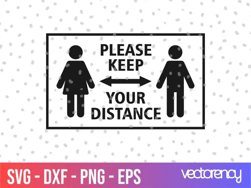 PLEASE KEEP YOUR DISTANCE – SOCIAL DISTANCING SIGNAGE