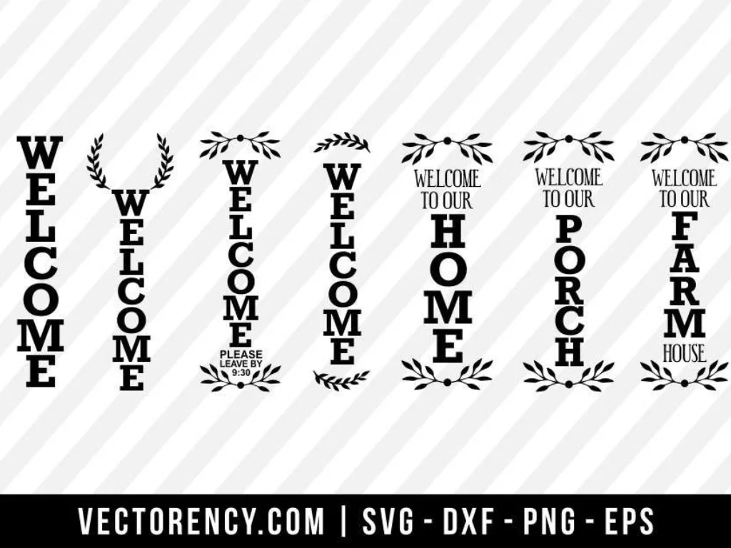 Porch Sign Bundle SVG Cut File