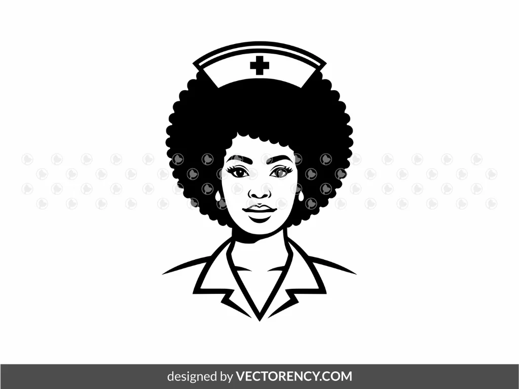 African Nurse Clipart