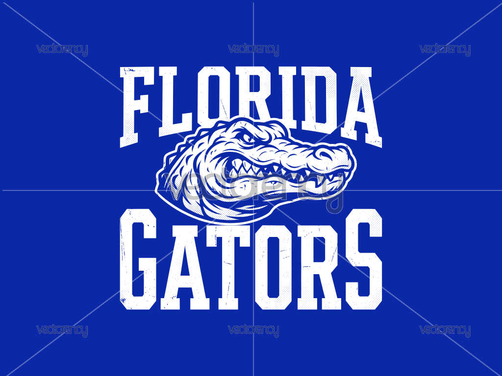 Florida Gators American Football Premium Graphic Design