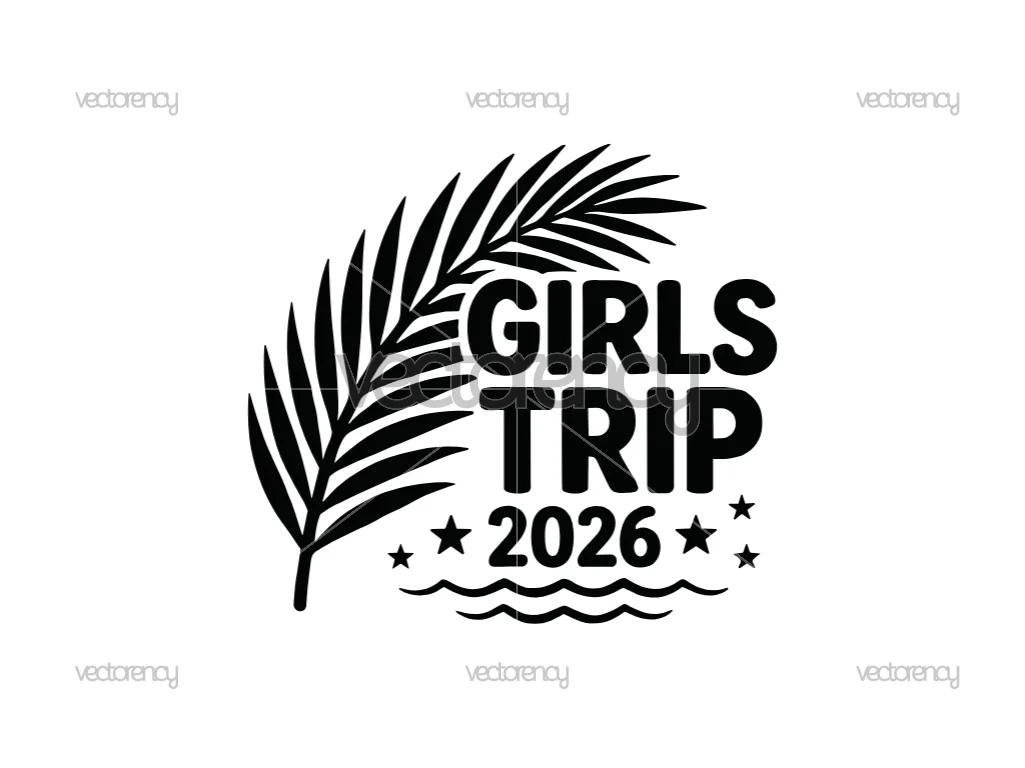 Girls Trip 2026 SVG Clipart Image