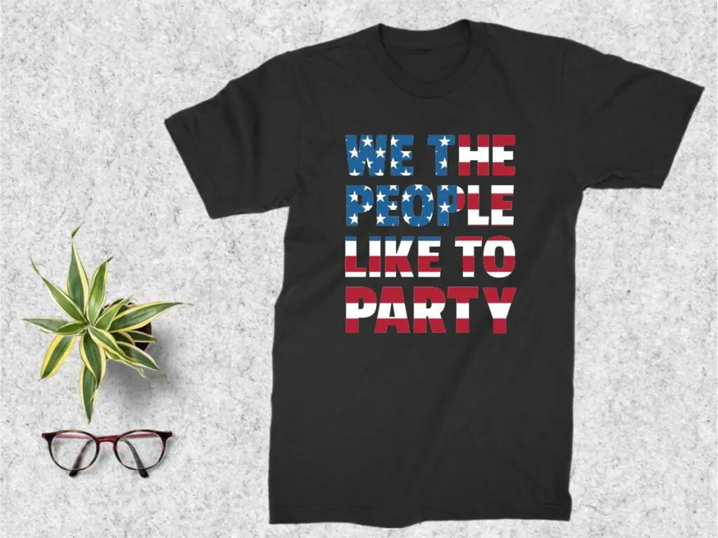 We The People Like To Party SVG