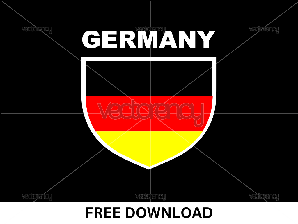 Free Germany Flag Emblem Vector