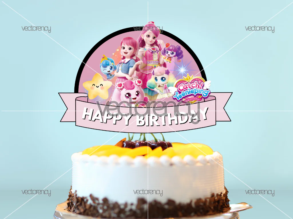 Printable Catch Teenieping Cake Topper, Catch Teenieping Centerpiece, Catch Teenieping Cupcakes