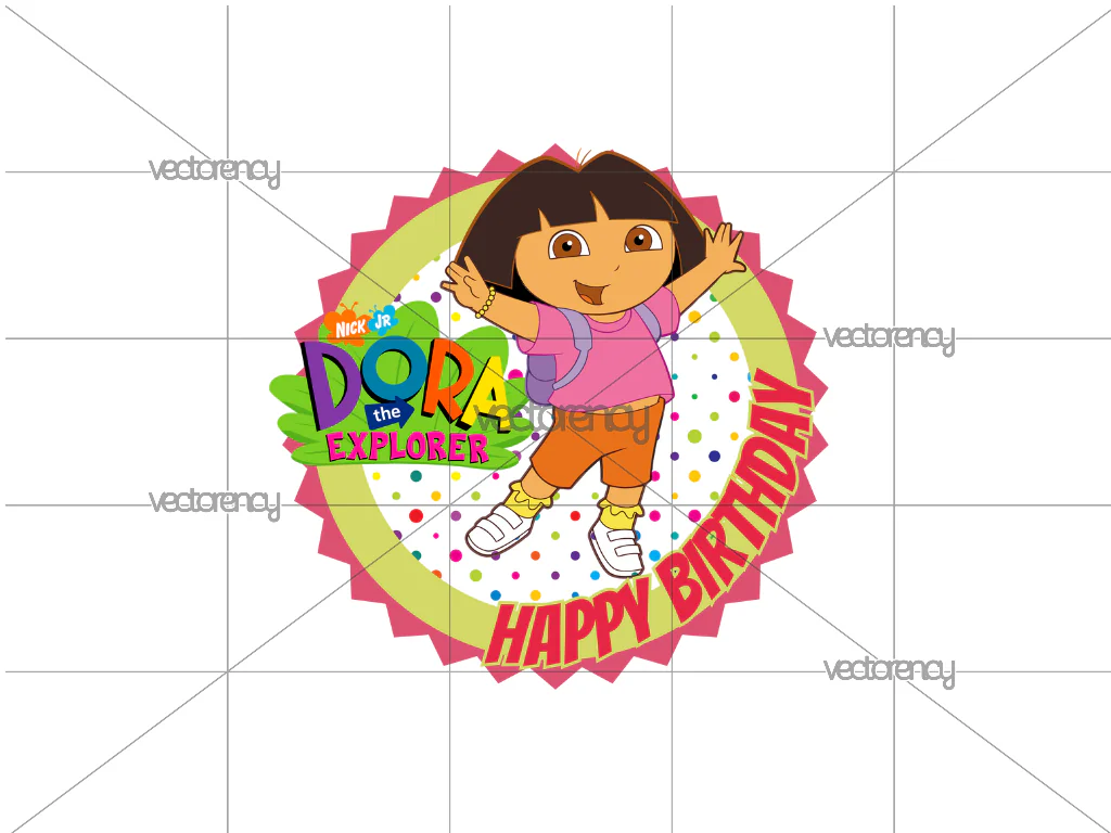 Dora The Explorer Cake Topper Printable