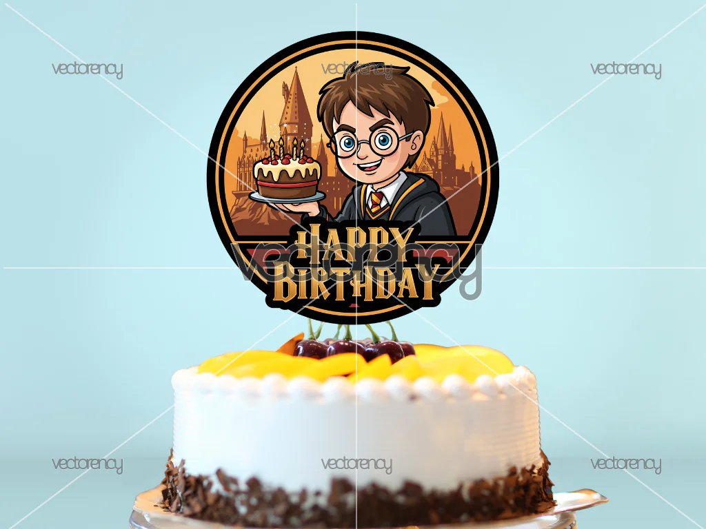 Harry Potter Birthday Cake Topper