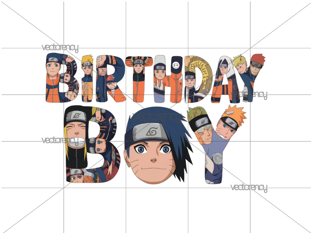 Naruto Birthday Boy PNG Transparent