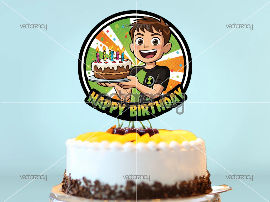 Ben 10 Cake Topper Printable