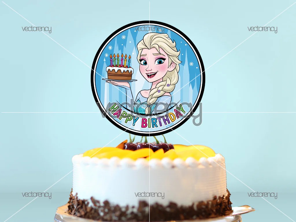 Frozen Cake Topper Printable