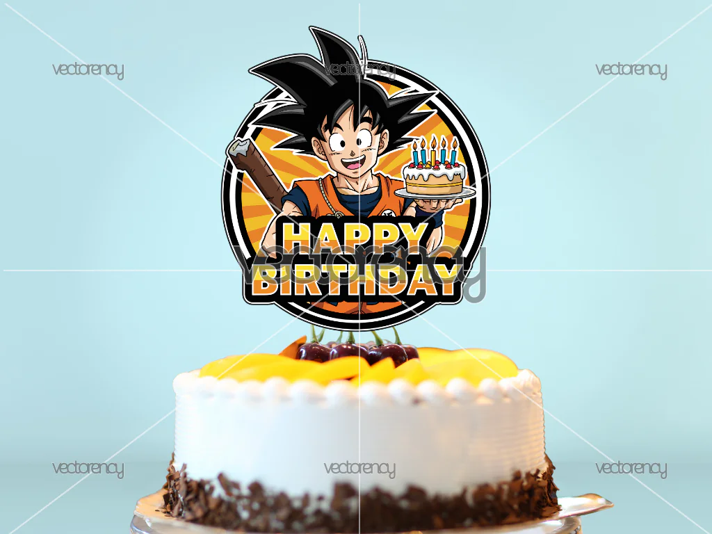 Dragon Ball Cake Topper Printable
