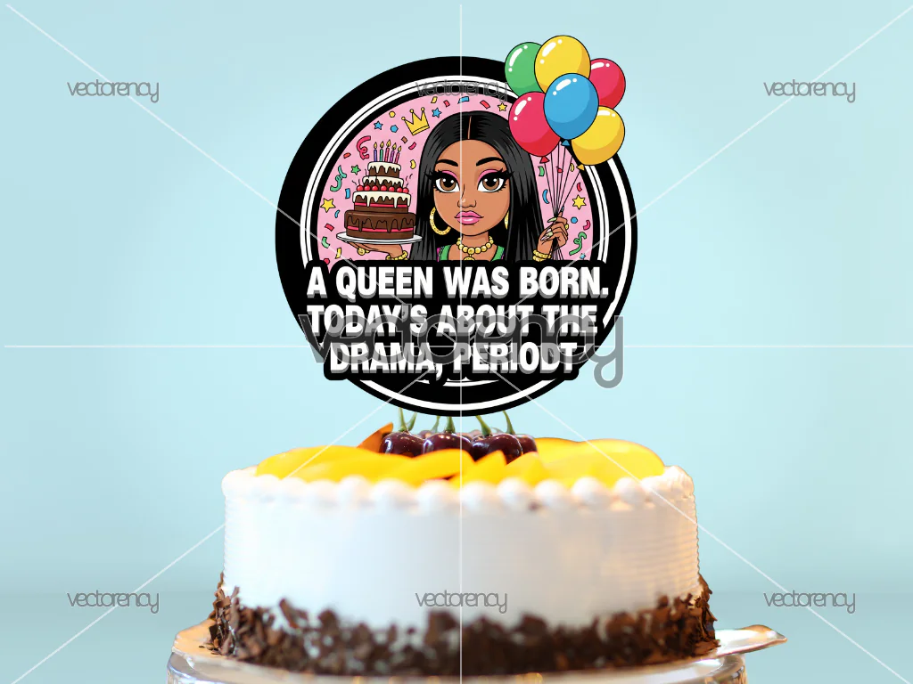 Nicki Minaj Birthday Topper Design Download PNG HD