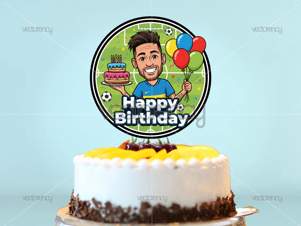 Neymar JR Cake Topper Image Download