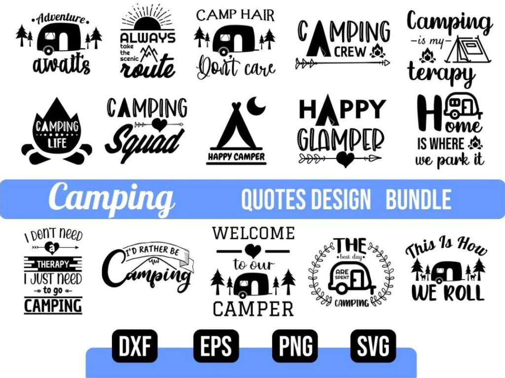 Camping SVG Bundle