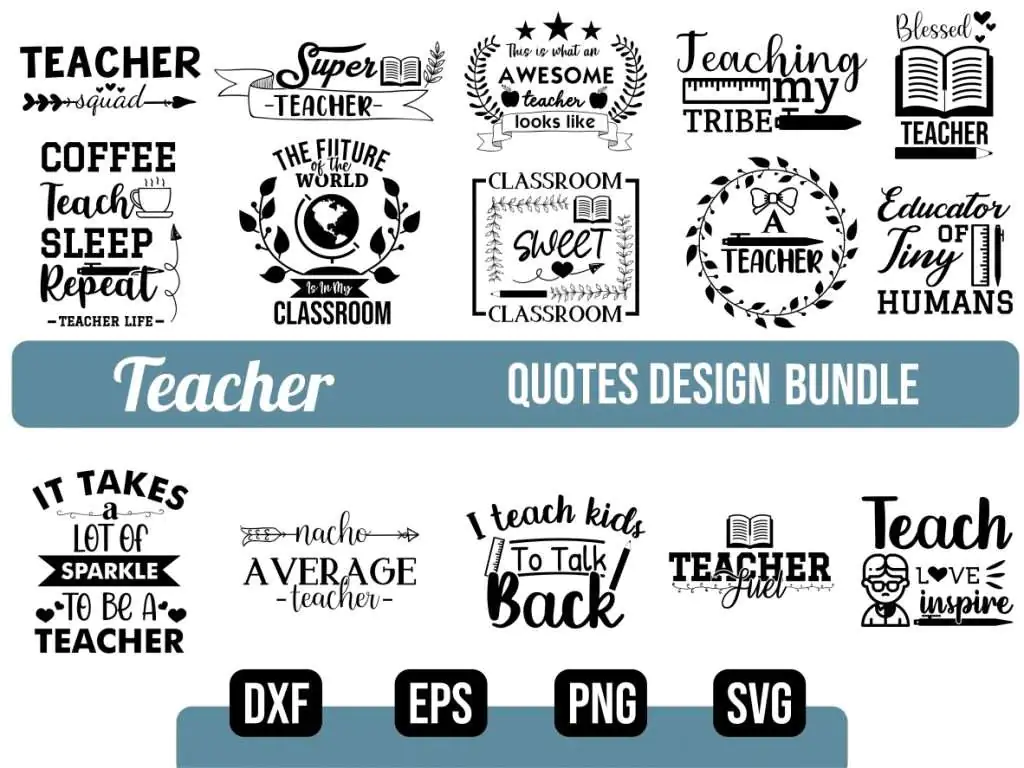 Teacher SVG Bundle