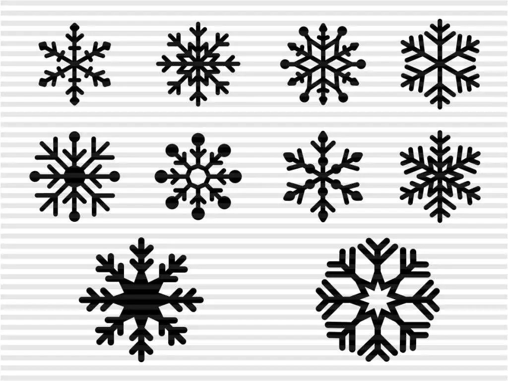 Snowflake SVG Bundle