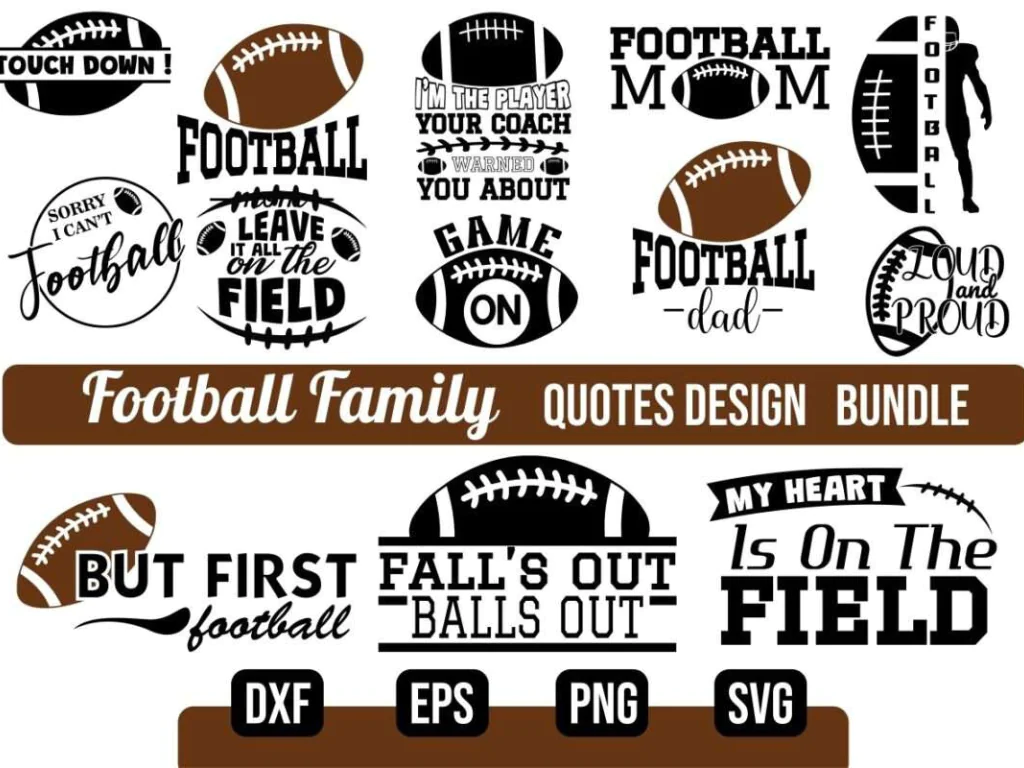 Football Family SVG Bundle