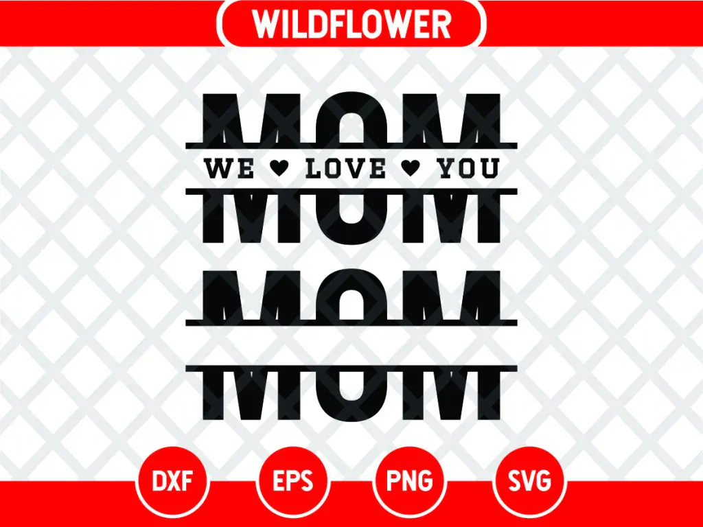 Split Mom SVG