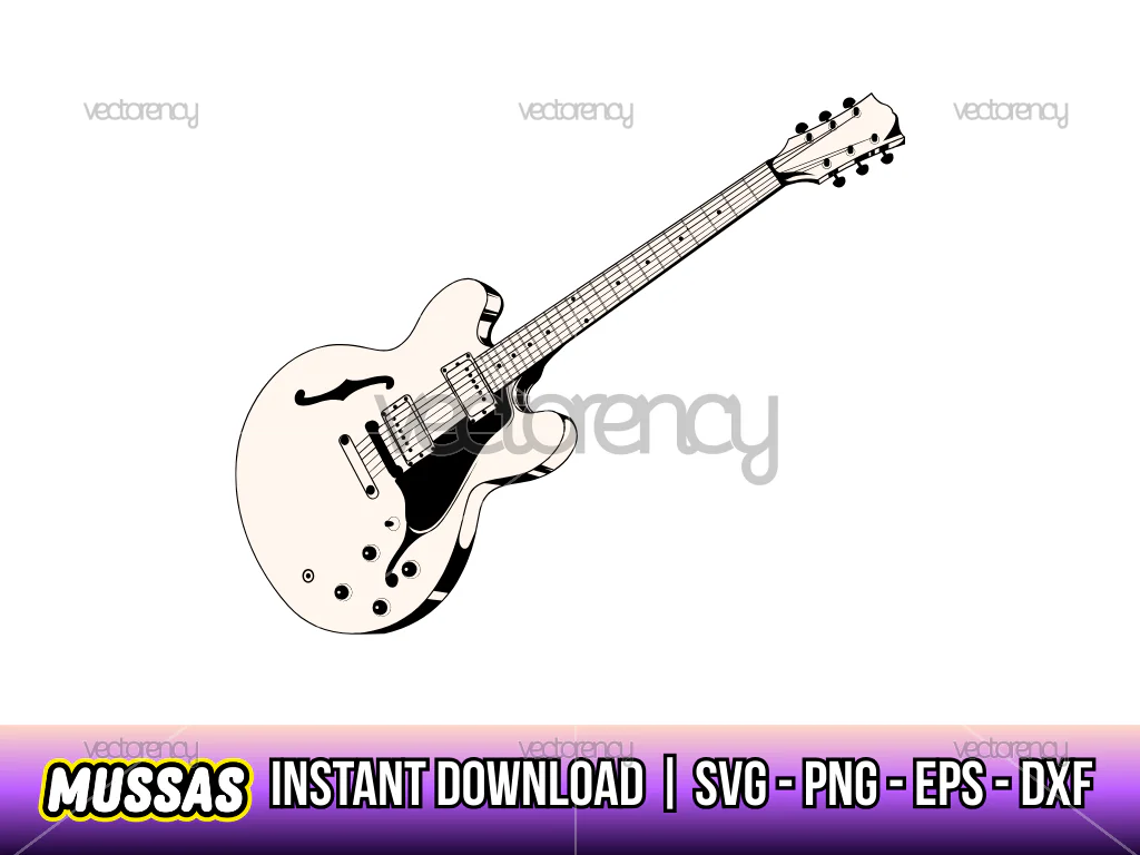 Electric Guitar Vector Free Download