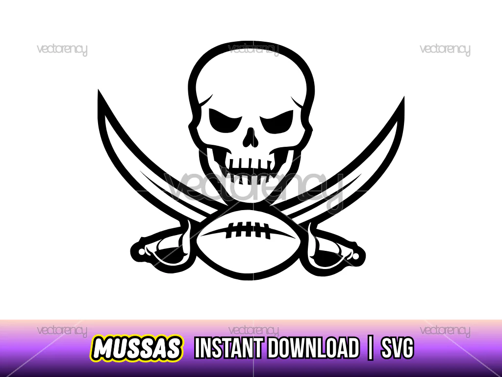 Pirates Football Logo Free SVG