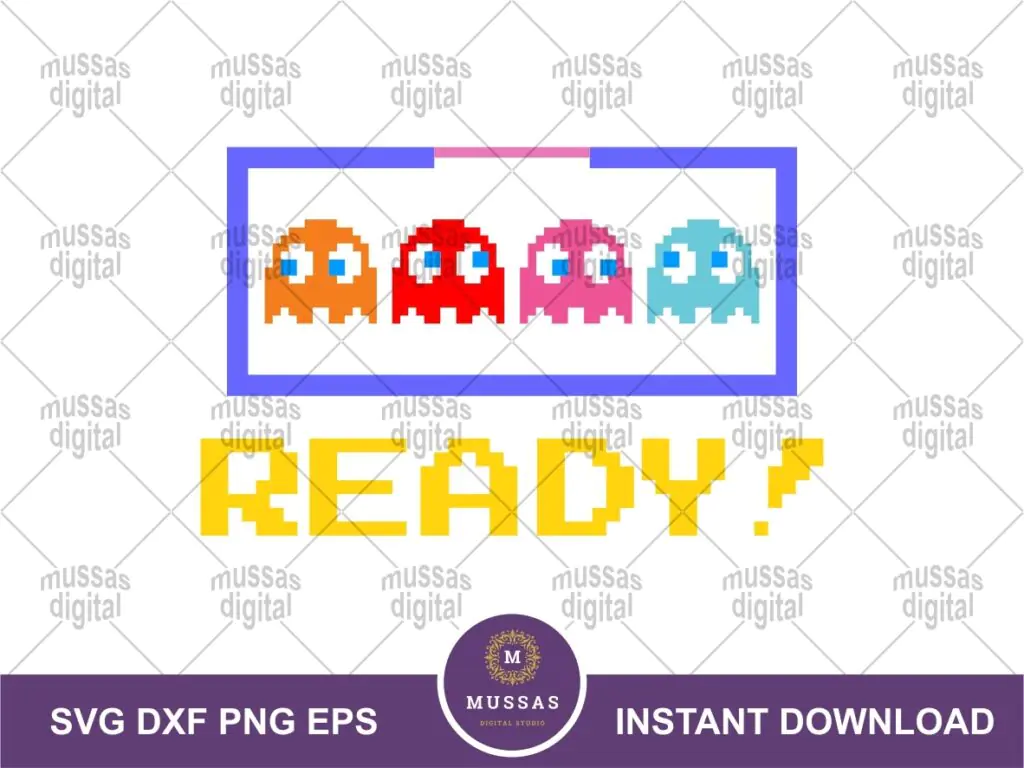 Ready Pac-man PNG Pacman SVG