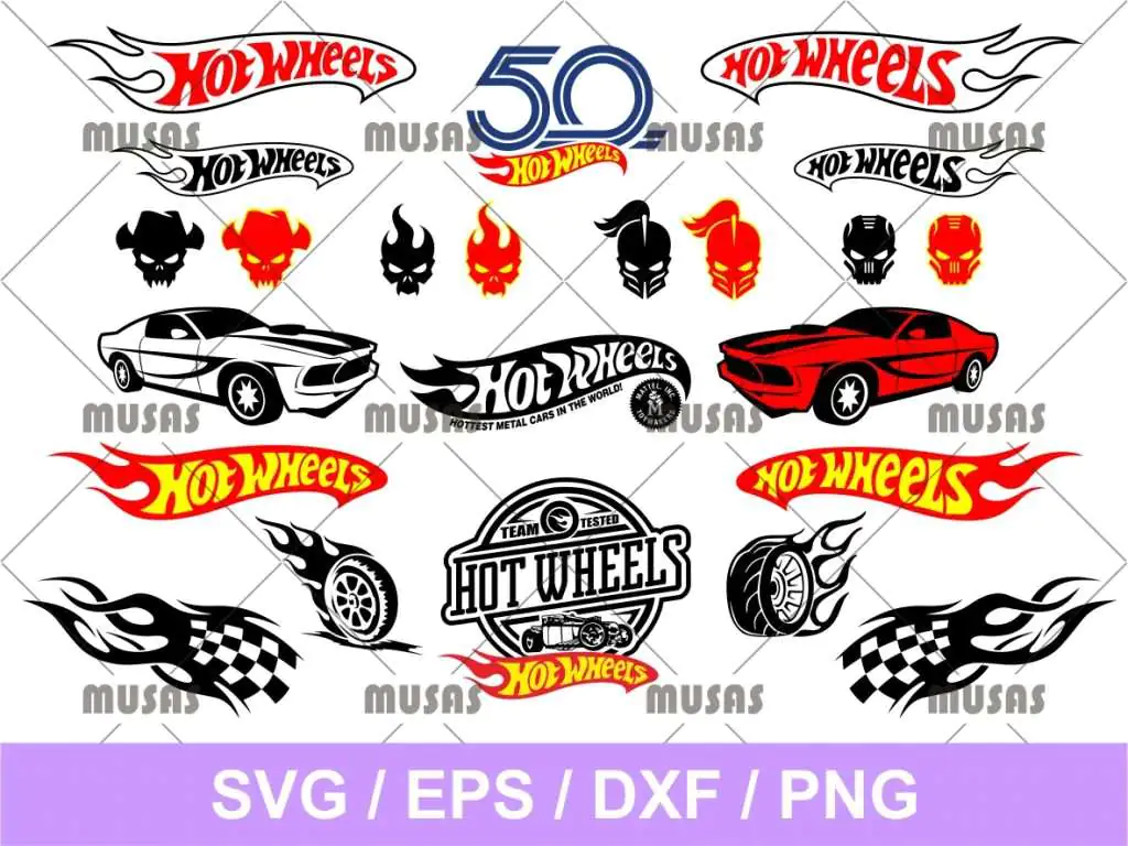 Hot Wheels SVG bundle | Vectorency