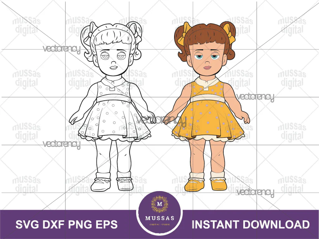 Gabby SVG for Cricut Toy Story Clipart