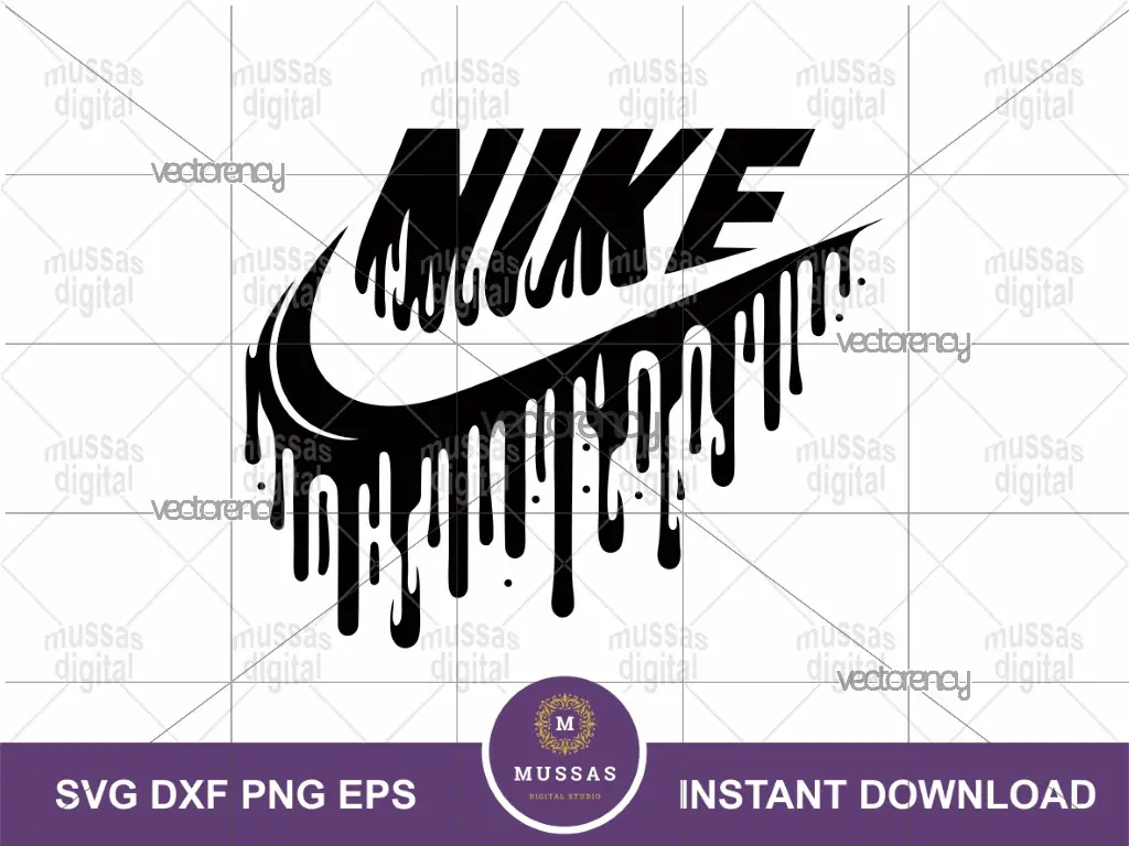 Nike Melting SVG PNG EPS