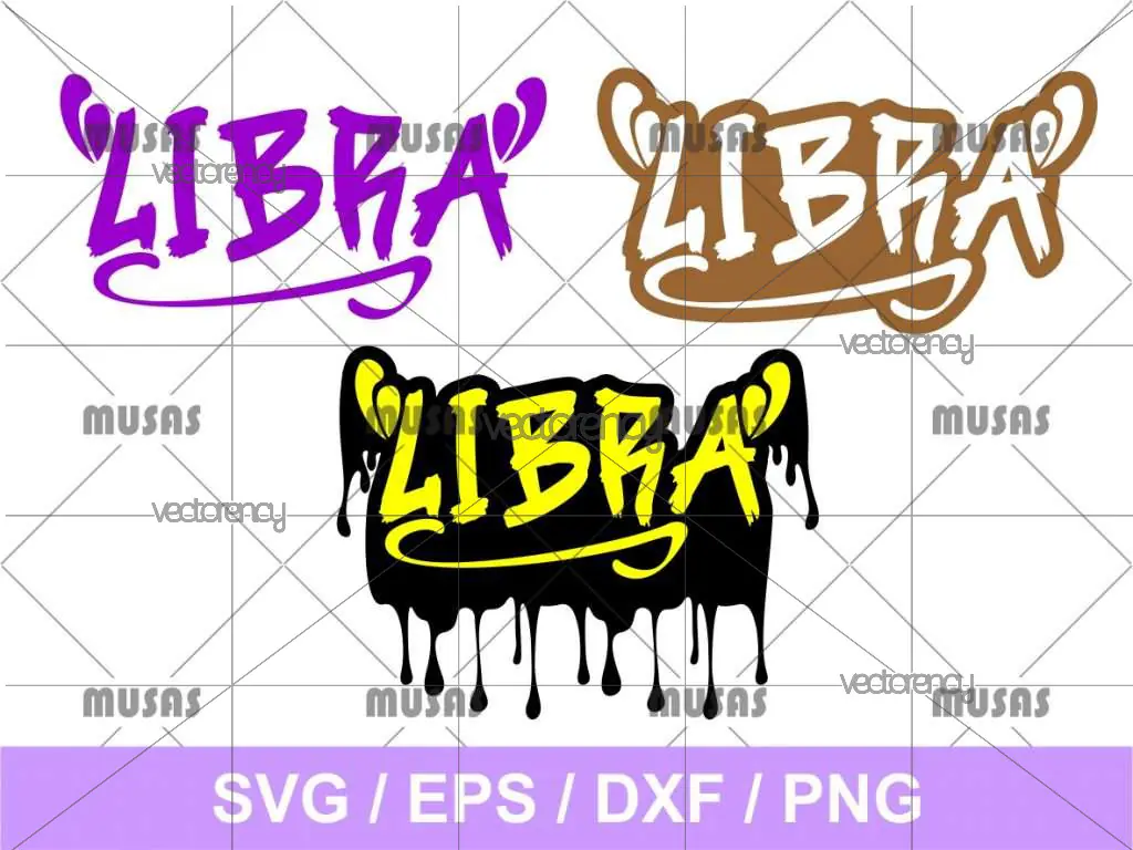 Zodiac Drip Libra SVG