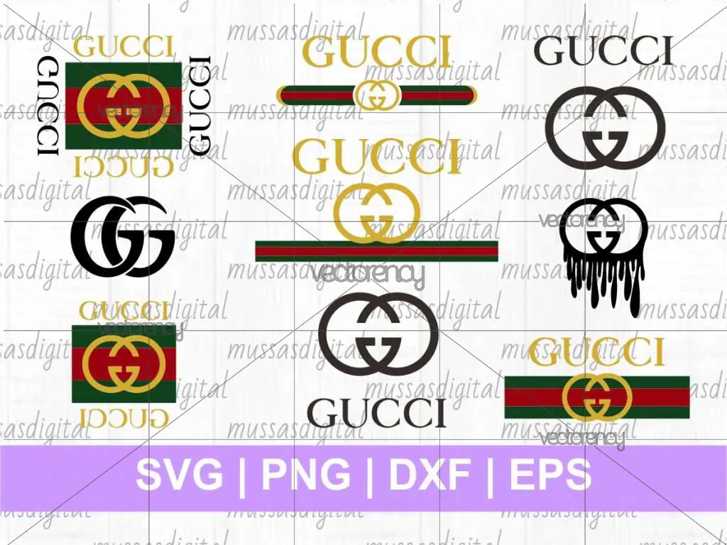 Gucci Logo SVG Bundle