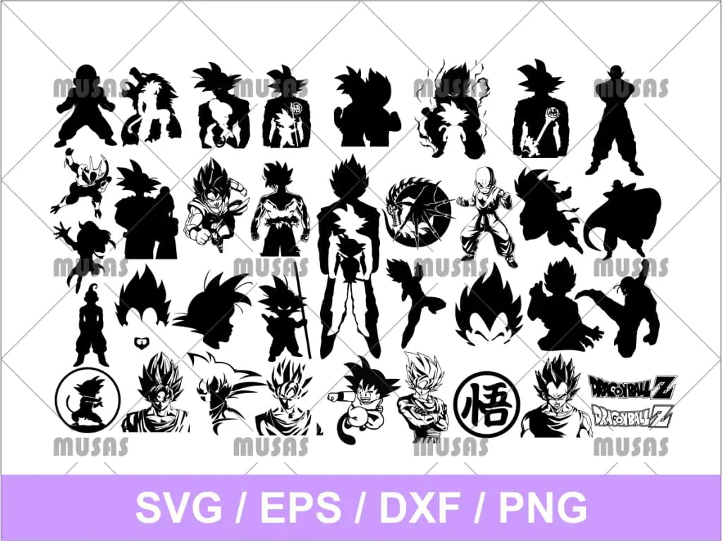 Dragon Ball Z SVG