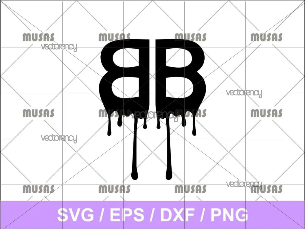 Balenciaga Drip Logo SVG