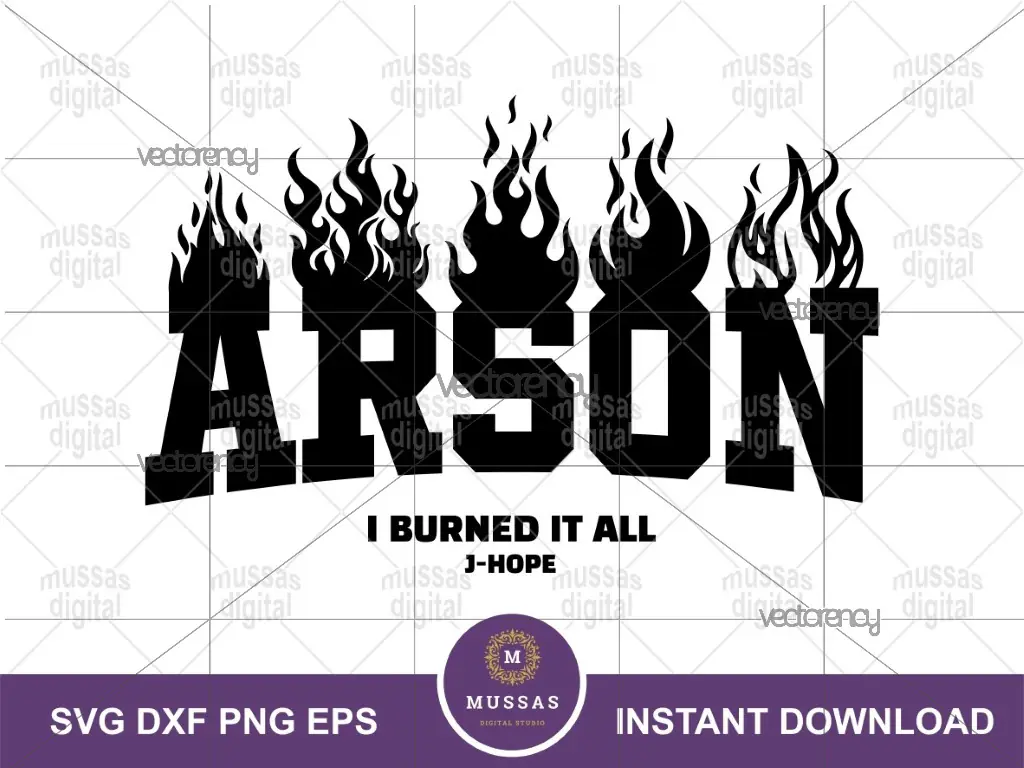 ARSON J-Hope Hobi Jack in the Box BTS Kpop SVG