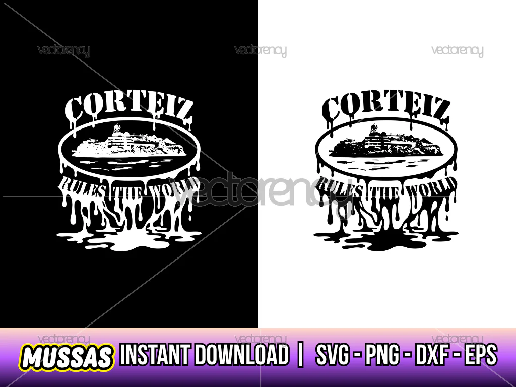 Corteiz Logo Drip Fun Vector SVG PNG Image