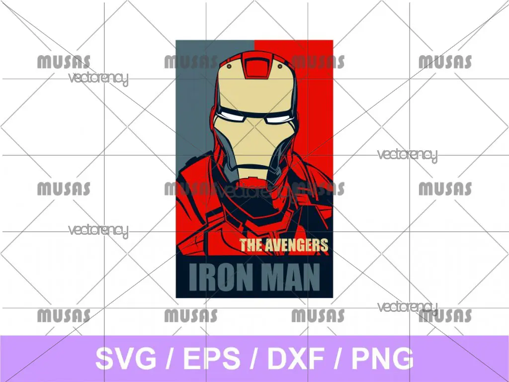 Obey Iron Man Avengers SVG