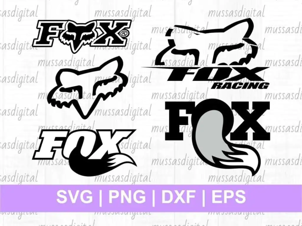 Fox Racing SVG Logo Designs