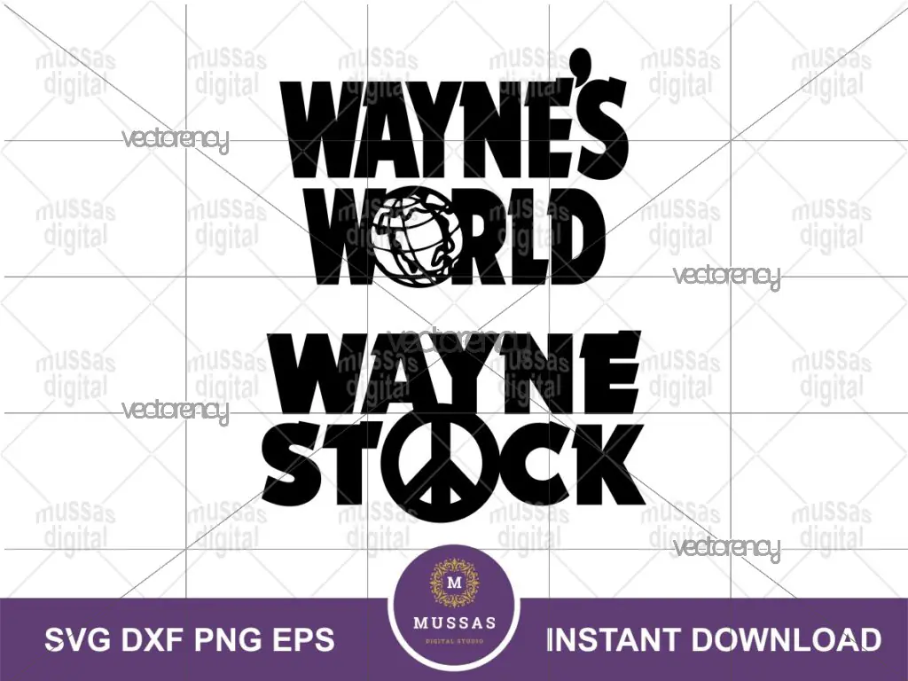 Wayne’s World Waynestock SVG