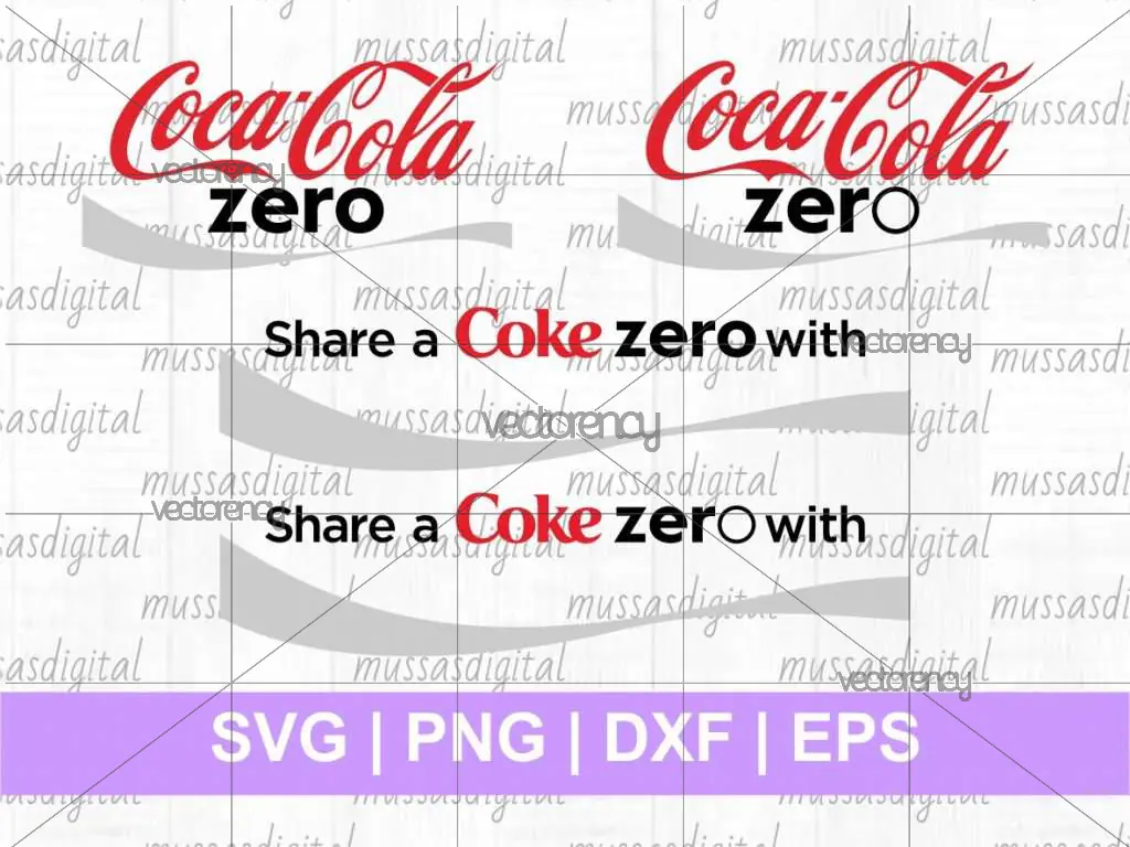 Coca Cola Zero SVG