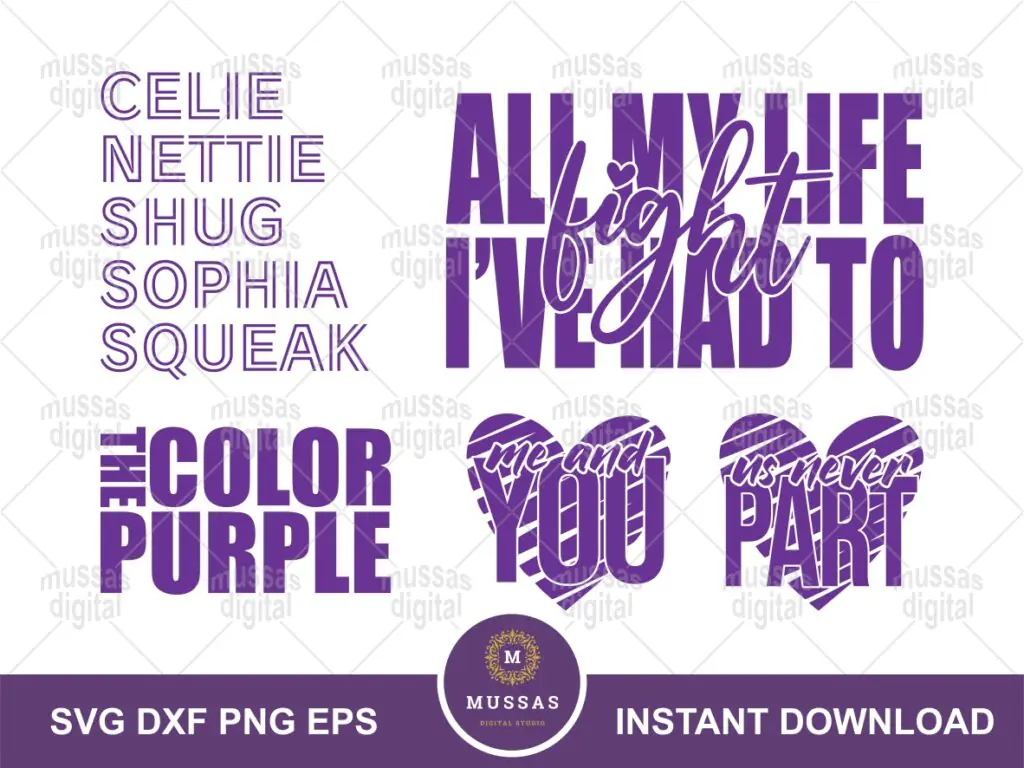 The Color Purple SVG PNG