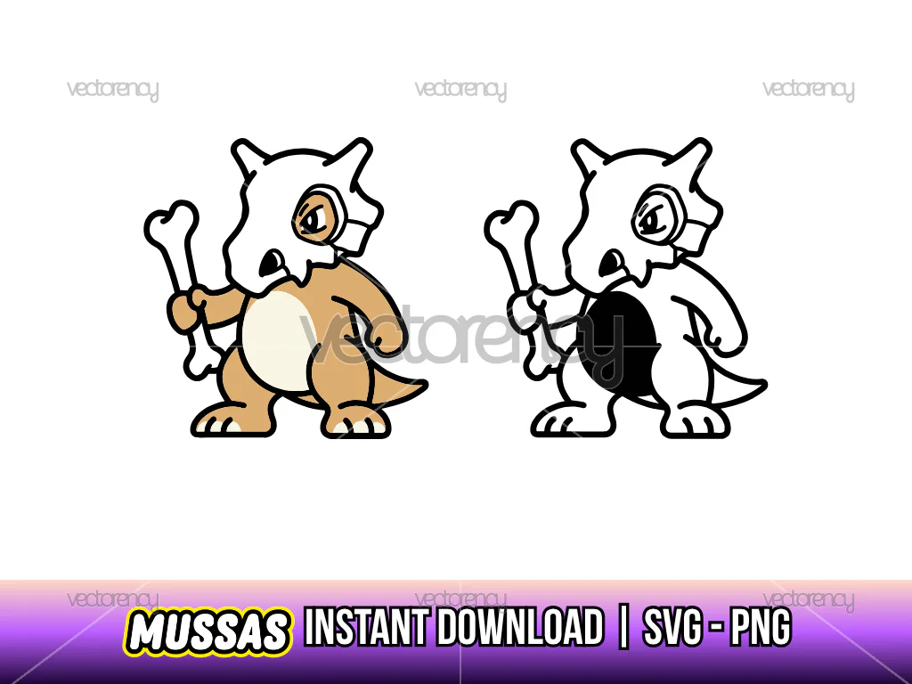 Marowak Pokemon Character PNG Image SVG