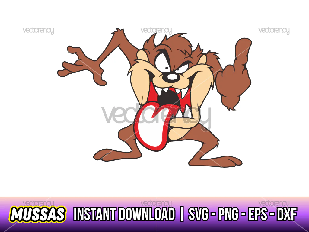 Tazmania Vector SVG Layered