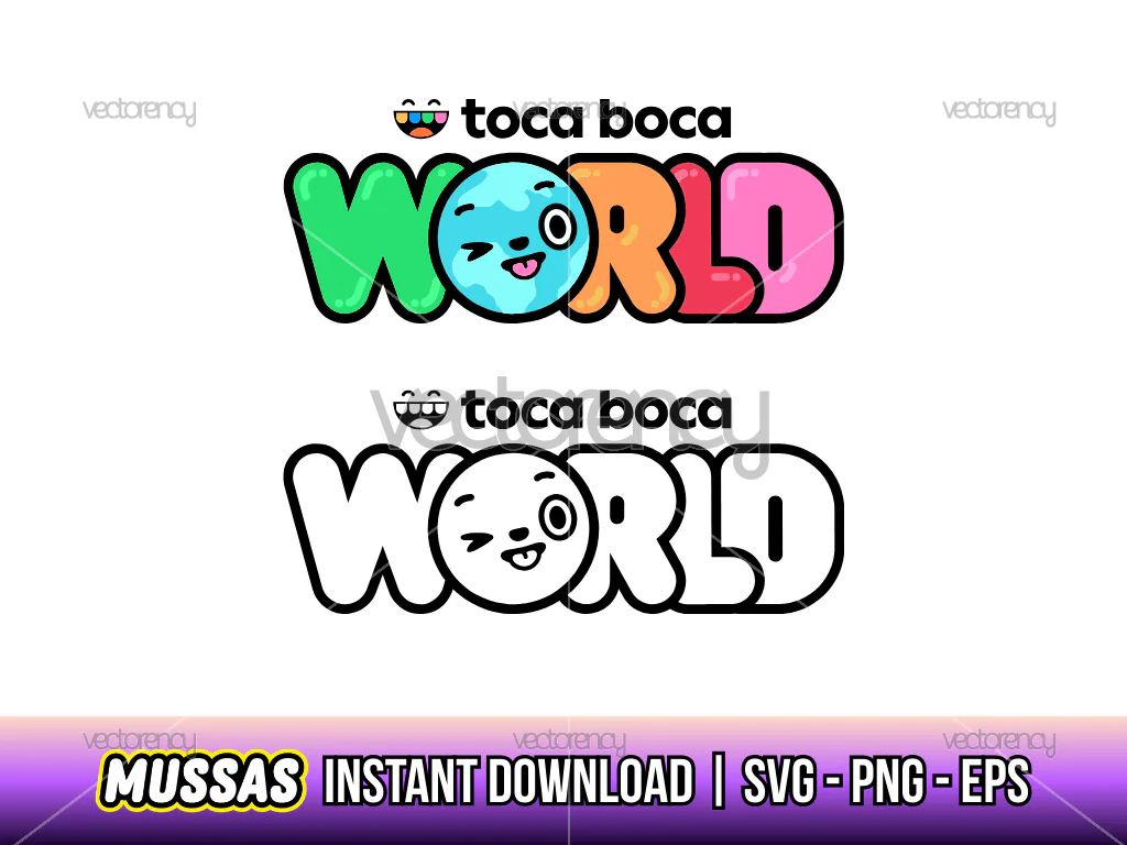 Toca Boca World 2026 SVG PNG EPS