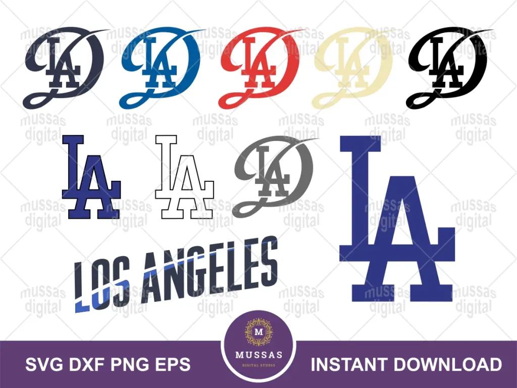 Los Angeles Dodgers 2024 City Connect Logo Download