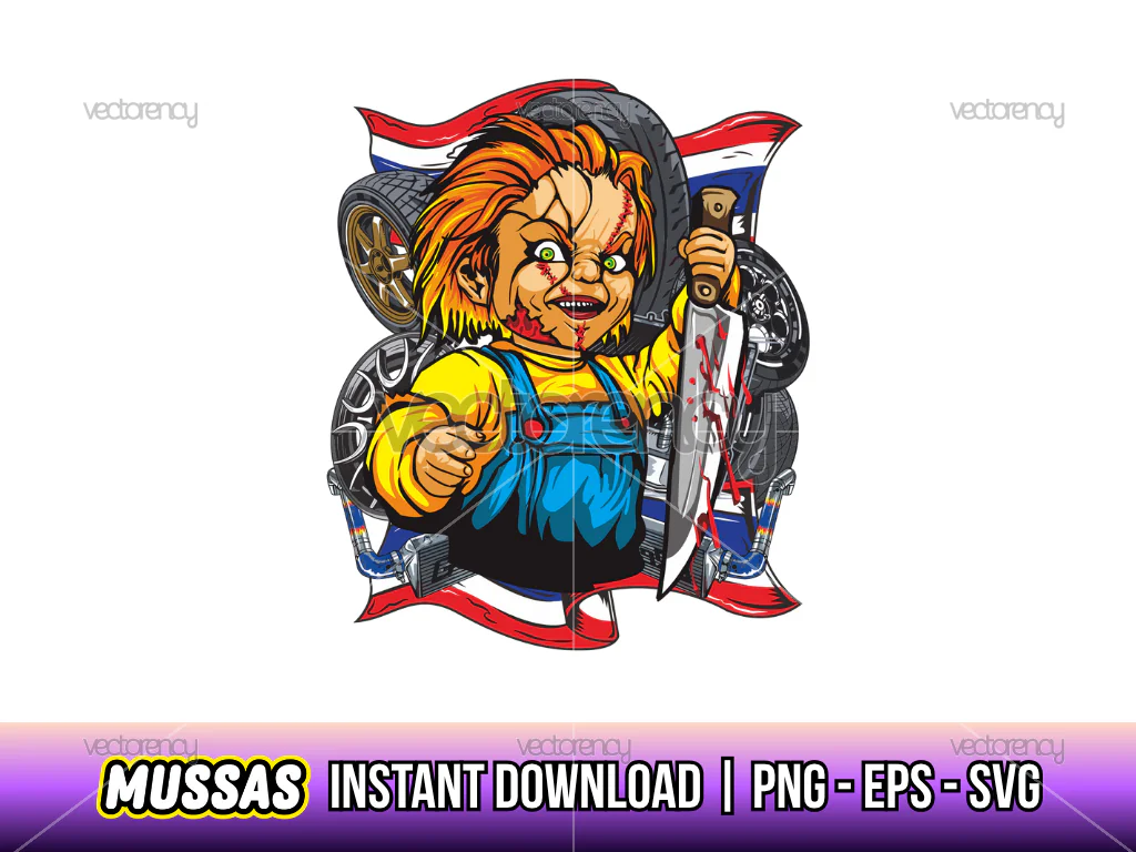 Chucky Doll Thailook Vector Download