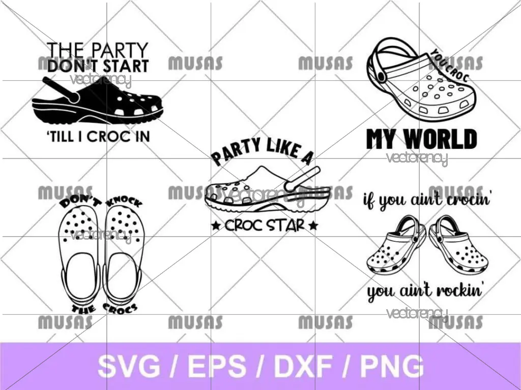 Croc SVG Bundle