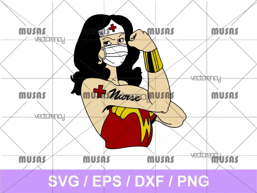 Wonder Woman Nurse SVG