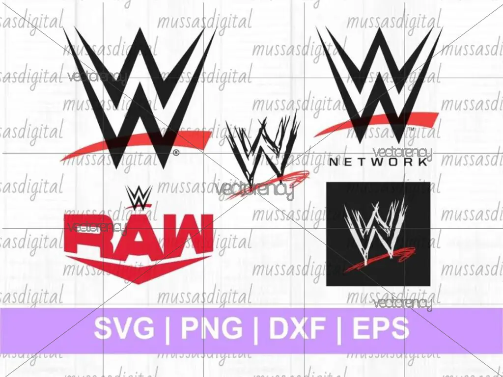 WWE Logo SVG Bundle