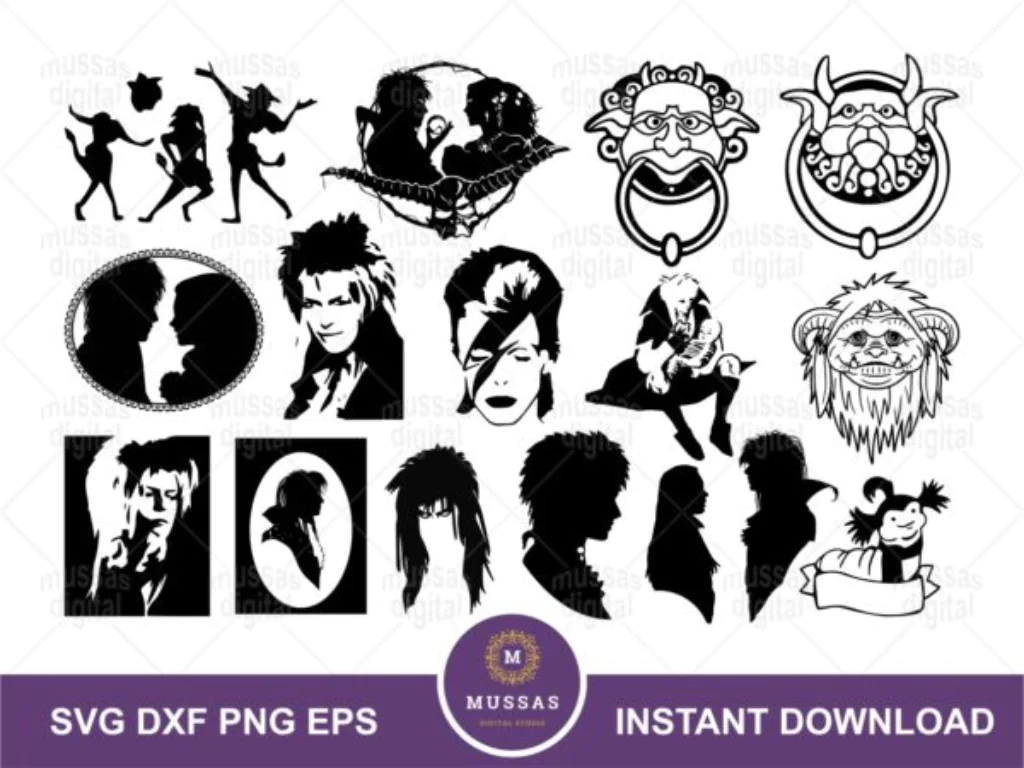 Labyrinth Movie SVG Cricut Silhouette | Vectorency